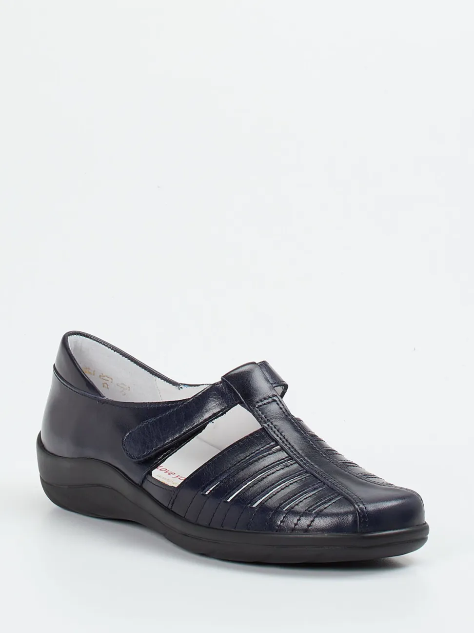 Christian Dietz – Spangenschuh aus Kalbleder Dunkelblau