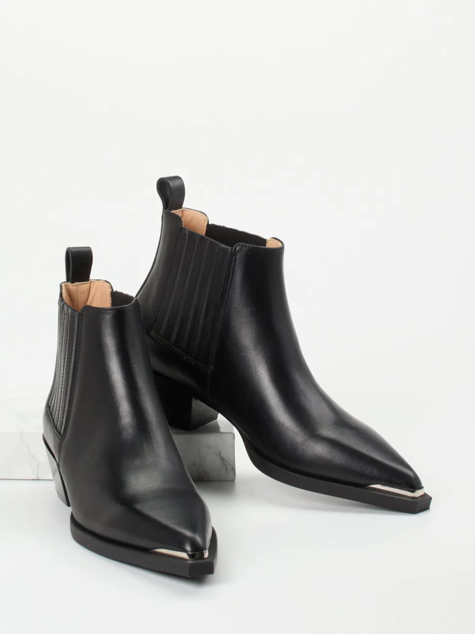 Copenhagen – Chelsea Boots aus Kalbleder schwarz