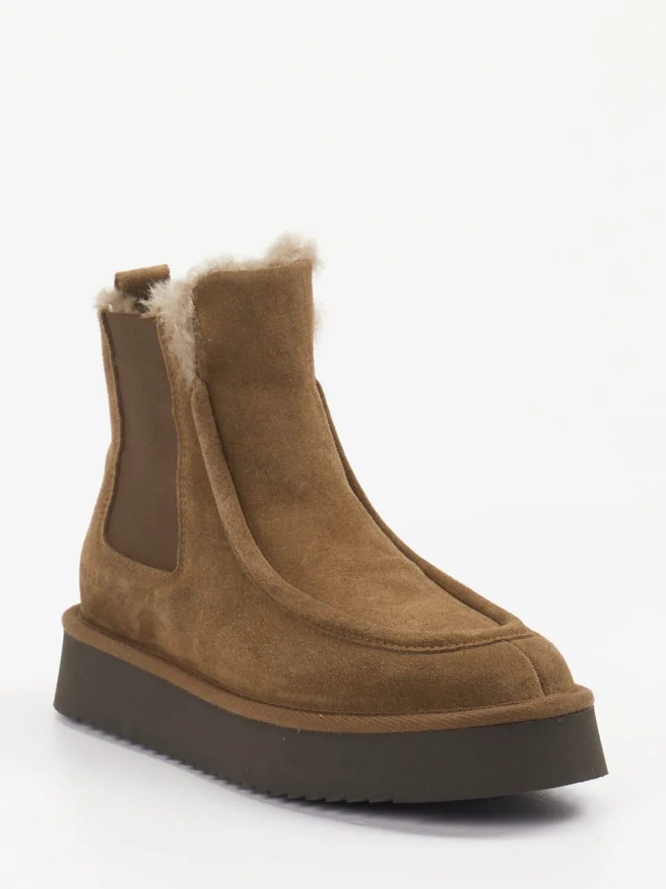 Copenhagen – Chelsea Boots aus Leder mittelbraun