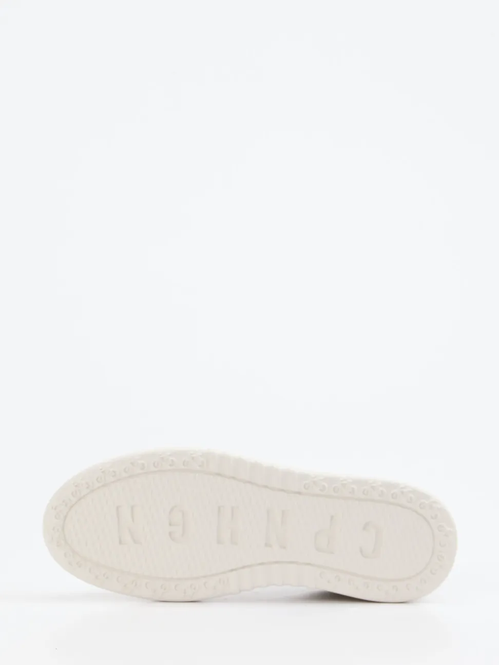 Copenhagen – Plateau-Sneaker aus Kalbleder Offwhite