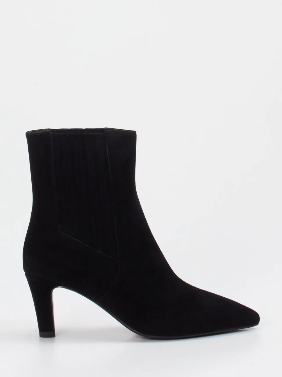 Di Lauro – Ankle Boots aus Veloursleder schwarz