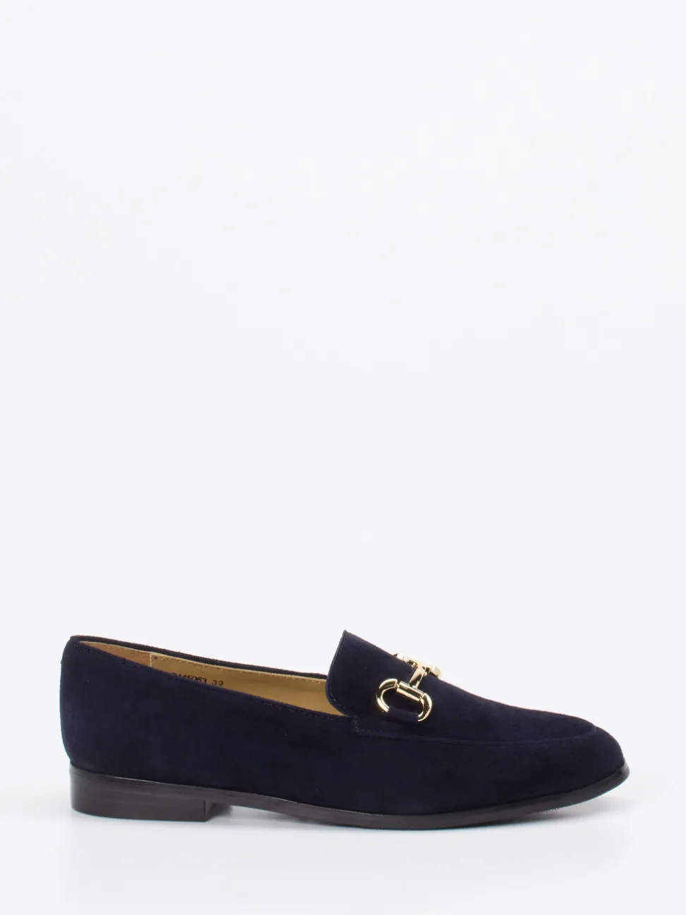 Di Lauro – Loafer aus Veloursleder Dunkelblau