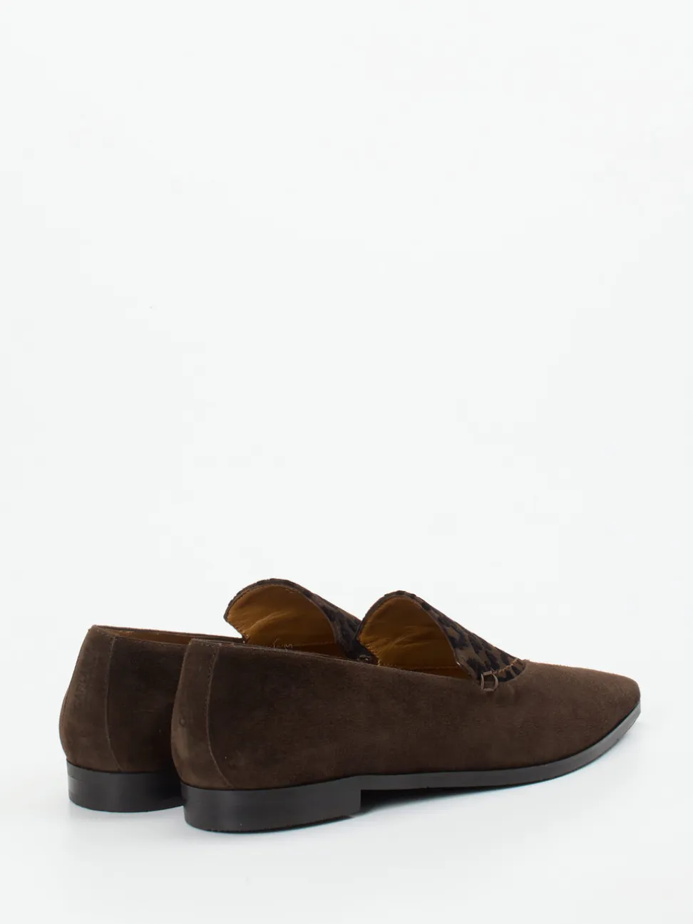 Donna Carolina – Loafer aus Veloursleder dunkelbraun