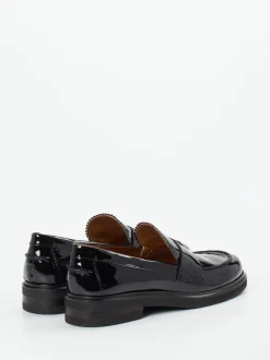 Donna Carolina – Loafer aus Lackleder schwarz