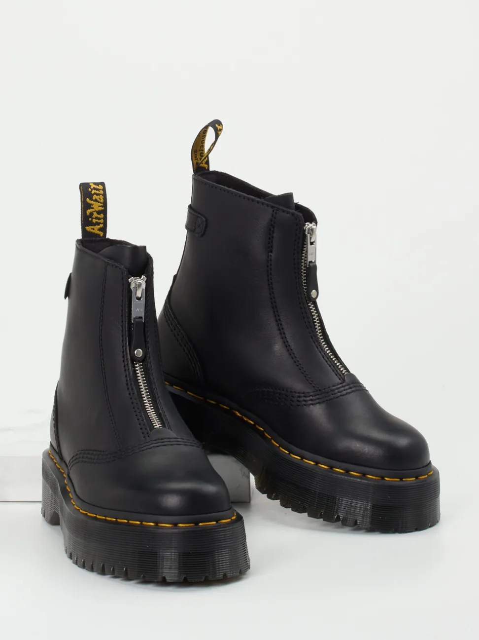Dr. Martens – Stiefeletten aus Kalbleder Schwarz