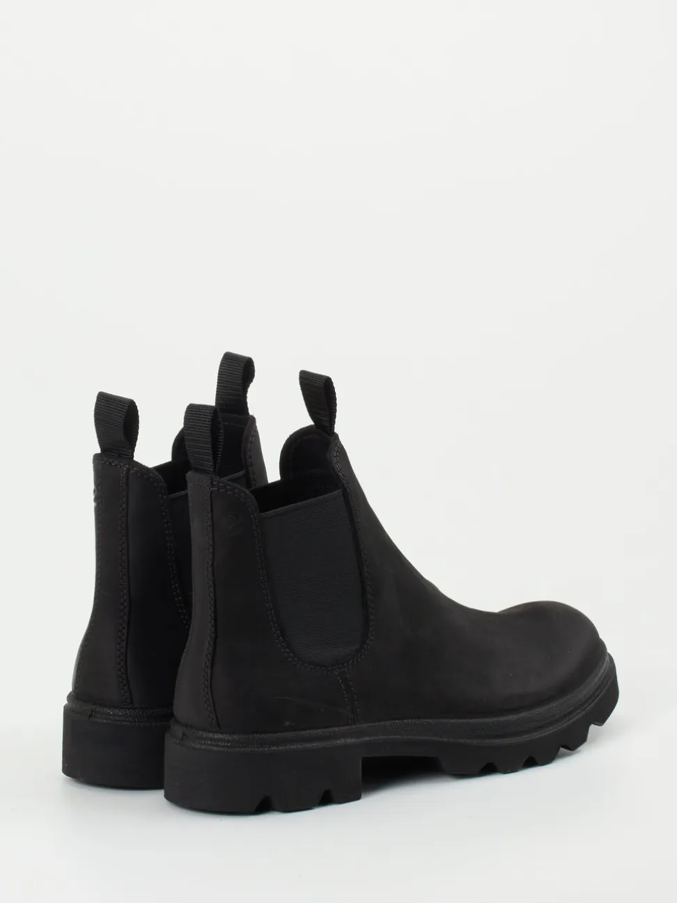Ecco – Chelsea Boots aus Fettleder schwarz