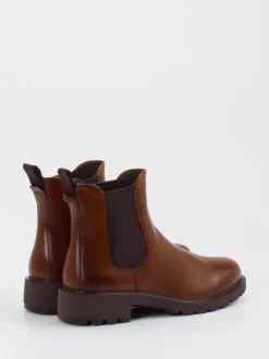 Ecco – Chelsea Boots aus Kalbleder in Braun