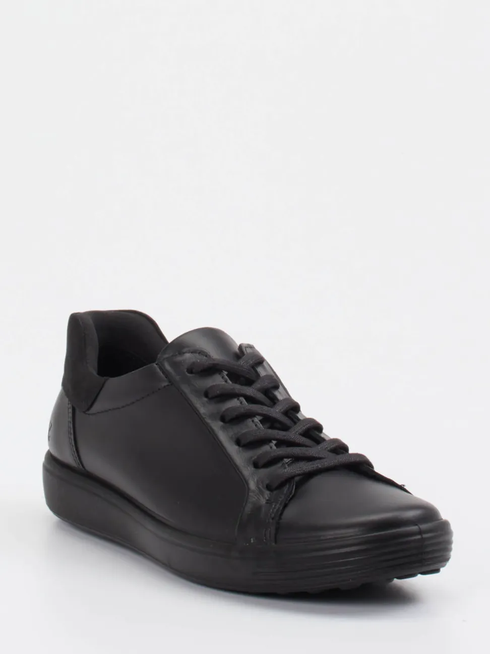 Ecco – Sneaker aus Kalbleder in Schwarz