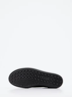 Ecco – Sneaker aus Kalbleder in Schwarz