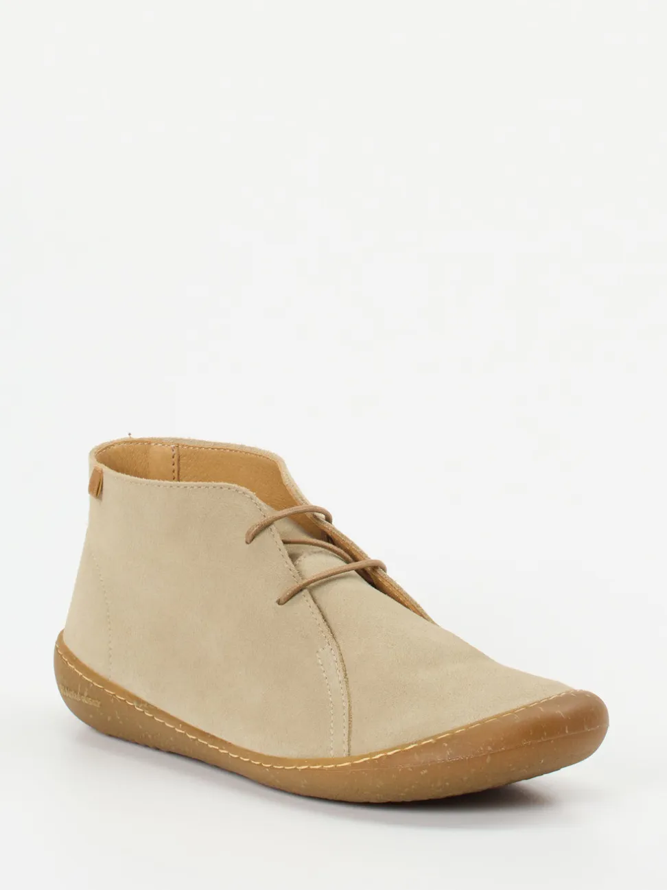 El Naturalista – Desert Boots aus Veloursleder Beige