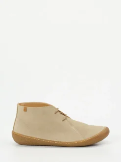 El Naturalista – Desert Boots aus Veloursleder Beige