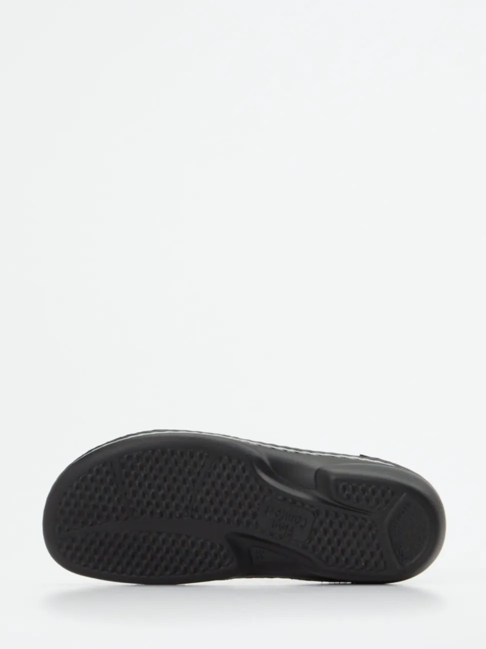 Finn Comfort – Komfortsandale aus Kalbleder Schwarz