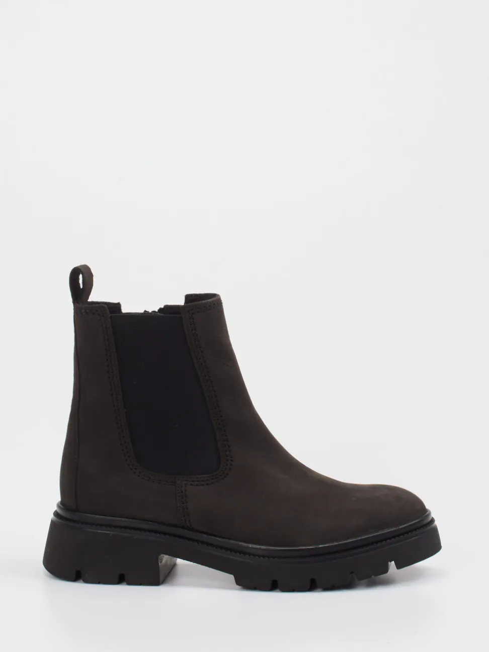 Gabor – Chelsea Boots aus Nubukleder Dunkelgrau