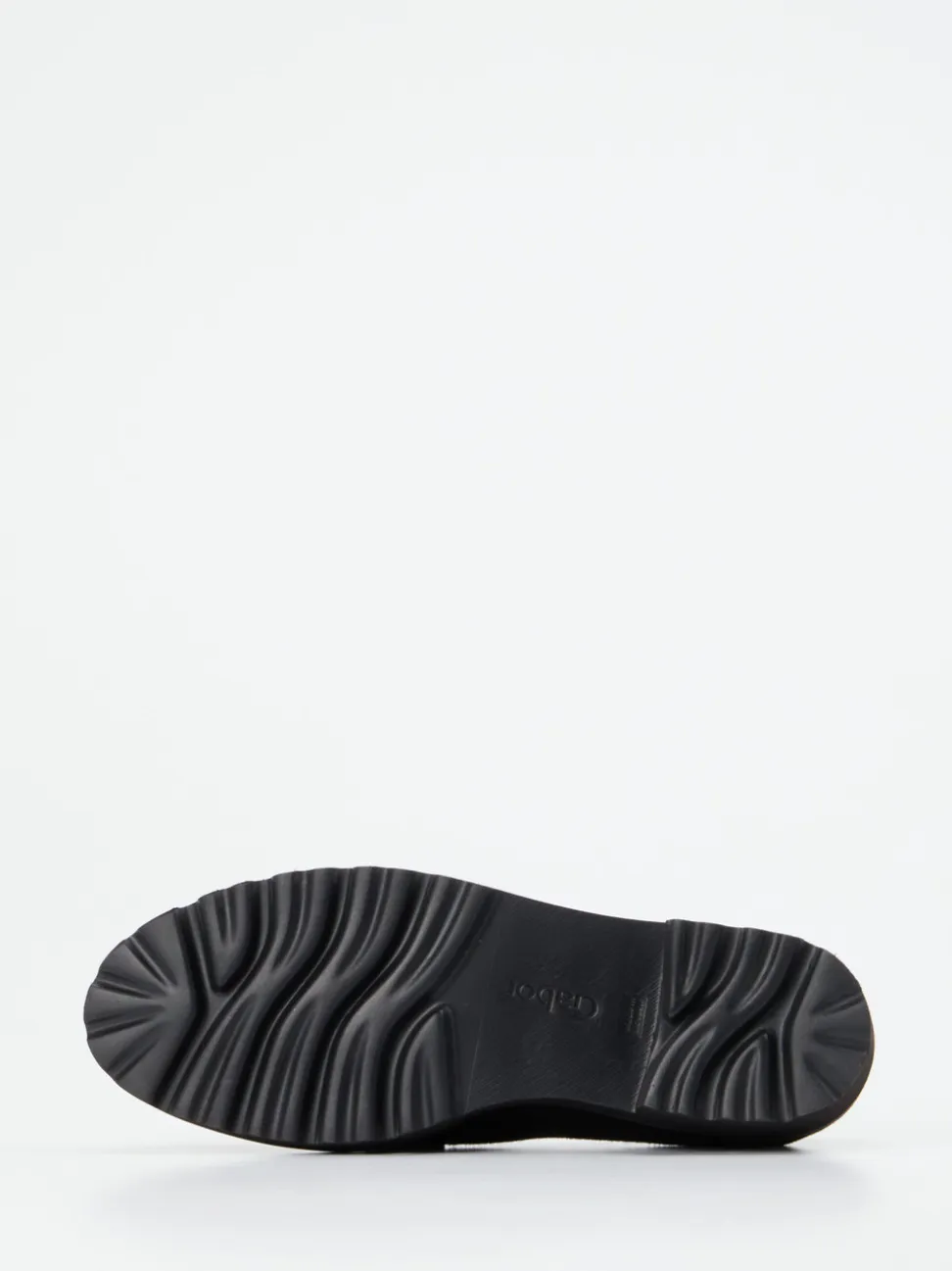 Gabor – Chunky Loafer aus Veloursleder Schwarz