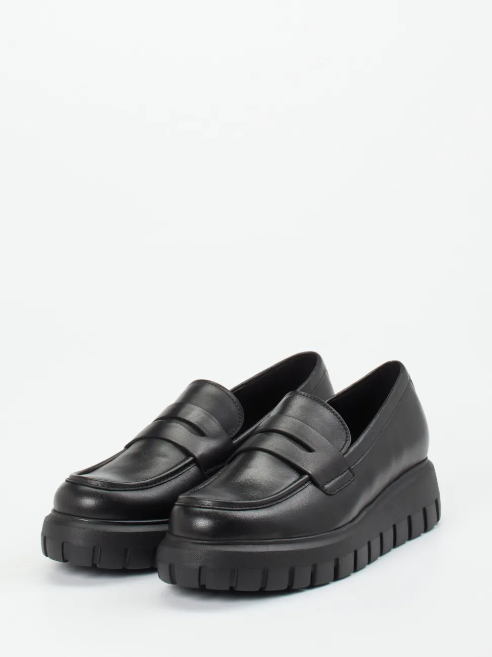 Gabor – Chunky-Loafer aus Lammleder Schwarz