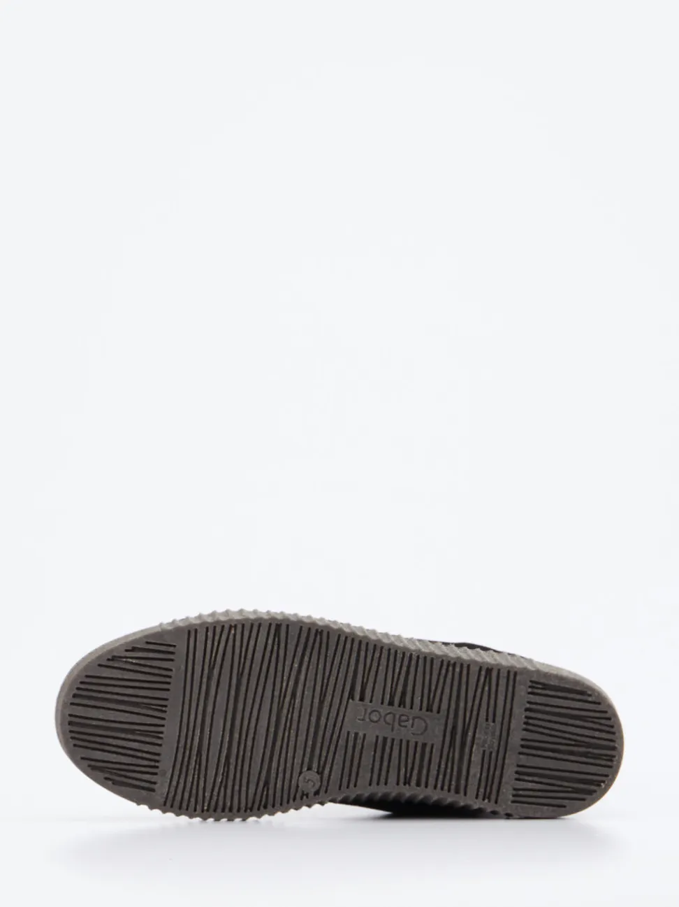Gabor – High-Top Sneaker aus Veloursleder Schwarz