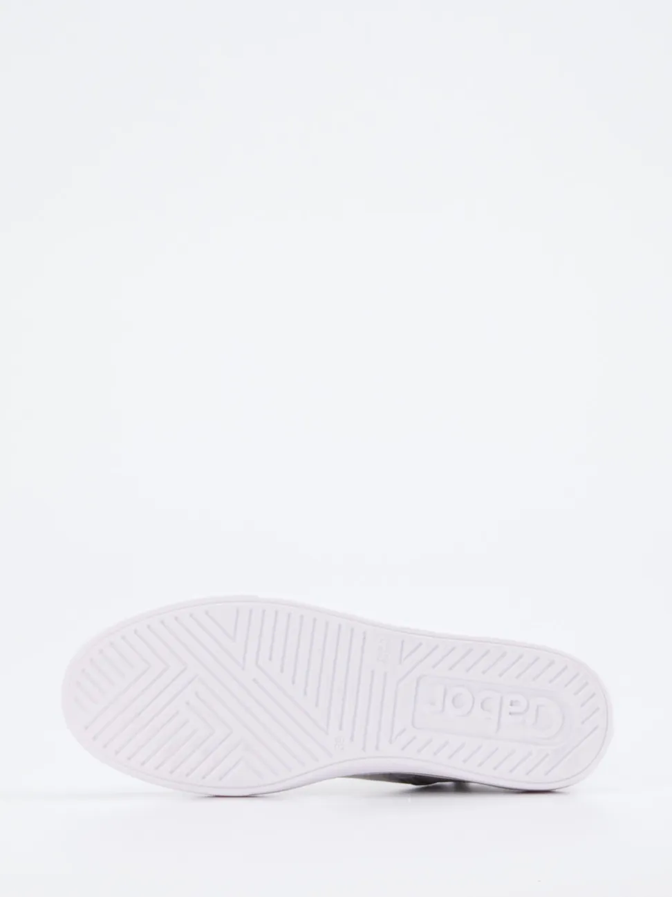 Gabor – High-Top-Sneaker aus Metallicleder silber