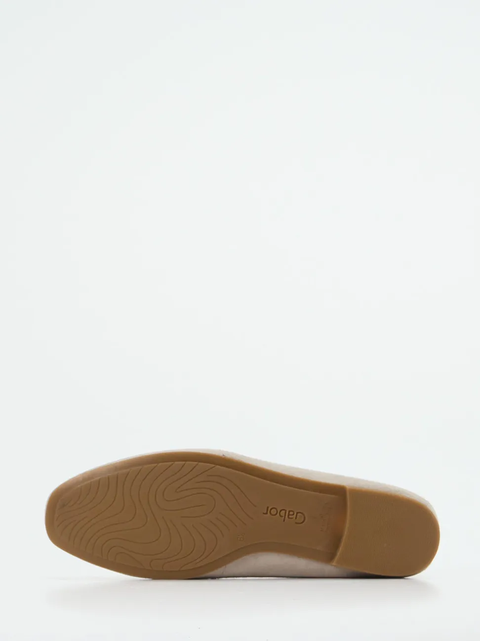 Gabor – Loafer aus Veloursleder in Beigegrau