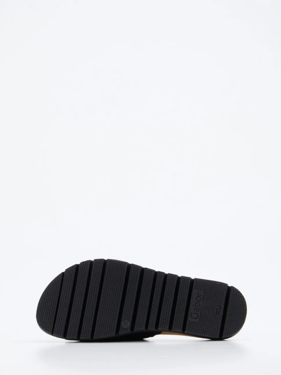 Gabor – Pantolette aus Veloursleder Schwarz