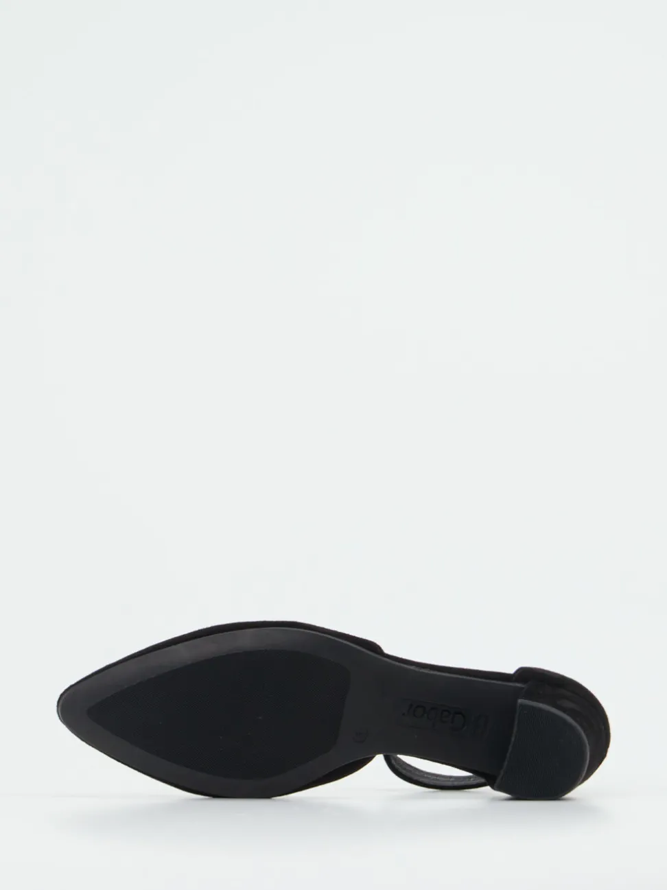 Gabor – Pumps aus Veloursleder in Schwarz