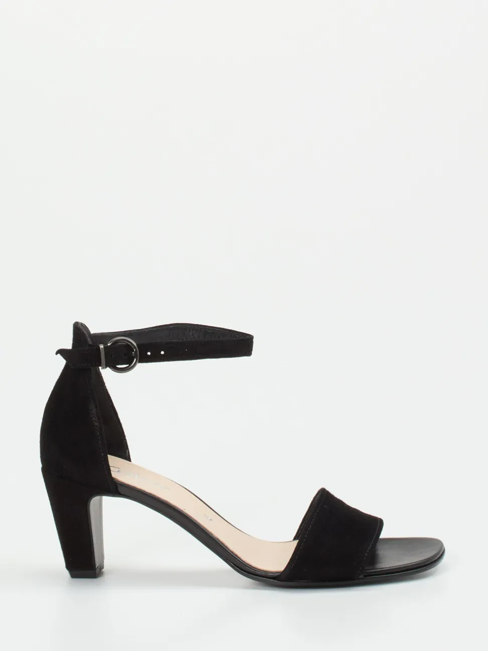 Gabor – Sandalette aus Veloursleder Schwarz
