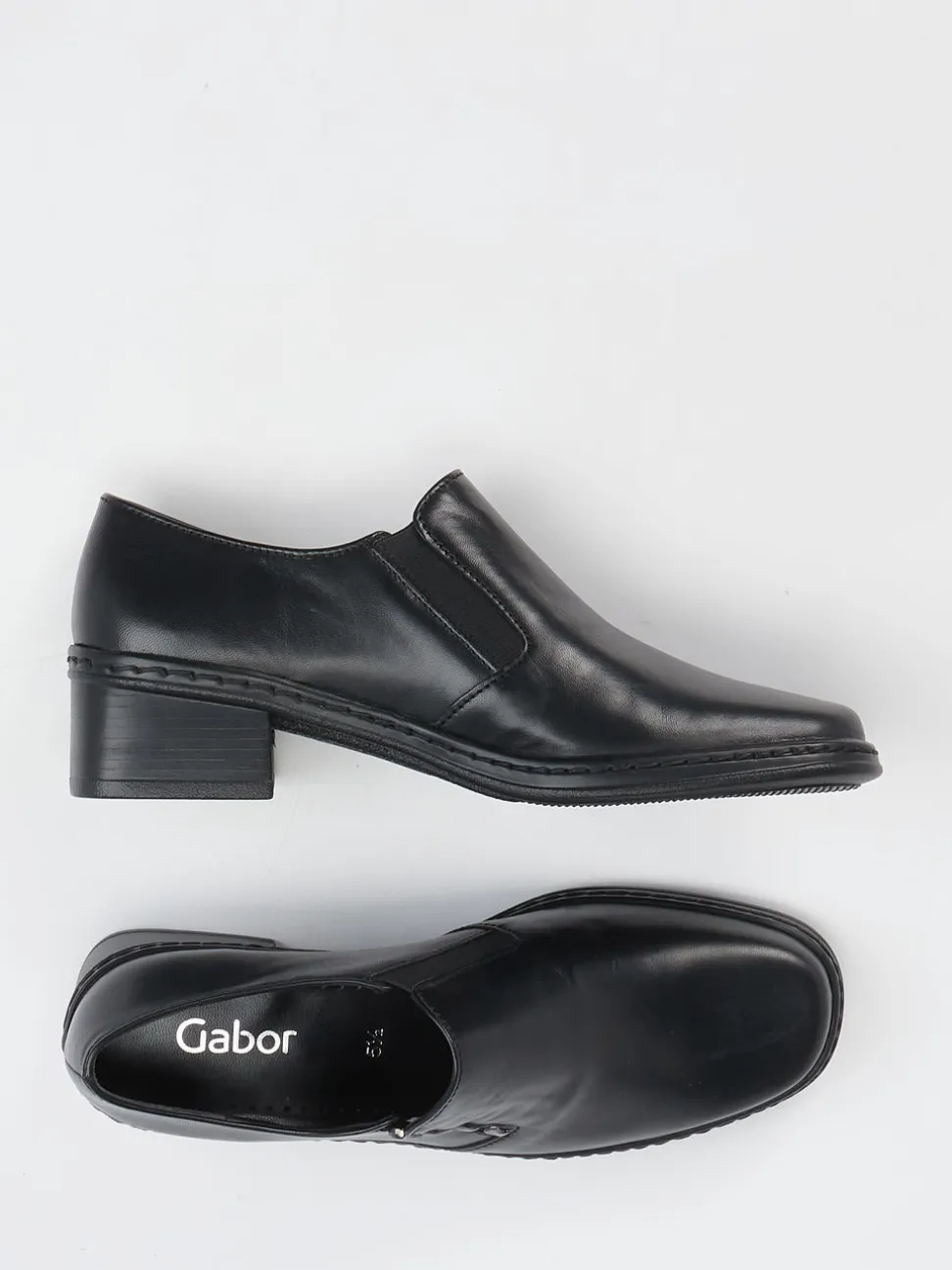 Gabor – Slipper aus Lammleder in Schwarz