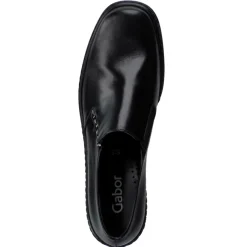 Gabor – Slipper aus Lammleder in Schwarz