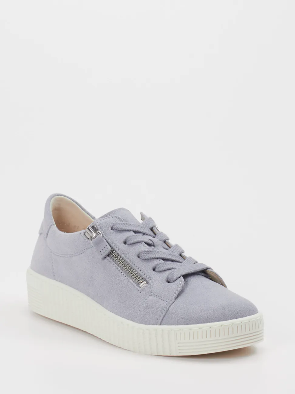 Gabor – Sneaker aus Veloursleder Pastellflieder
