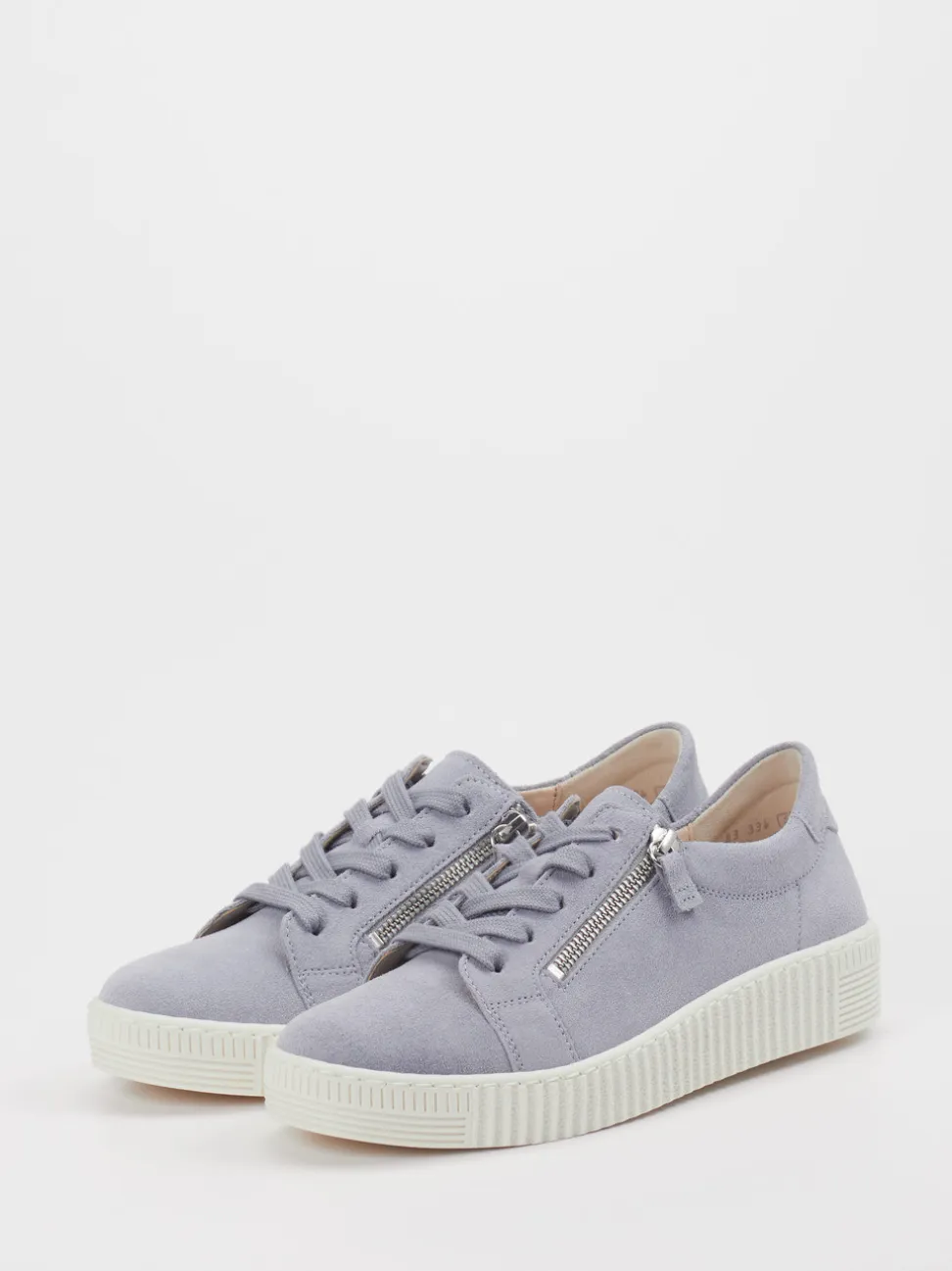 Gabor – Sneaker aus Veloursleder Pastellflieder