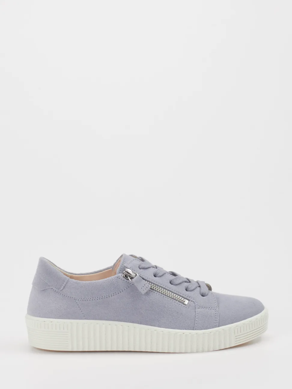 Gabor – Sneaker aus Veloursleder Pastellflieder
