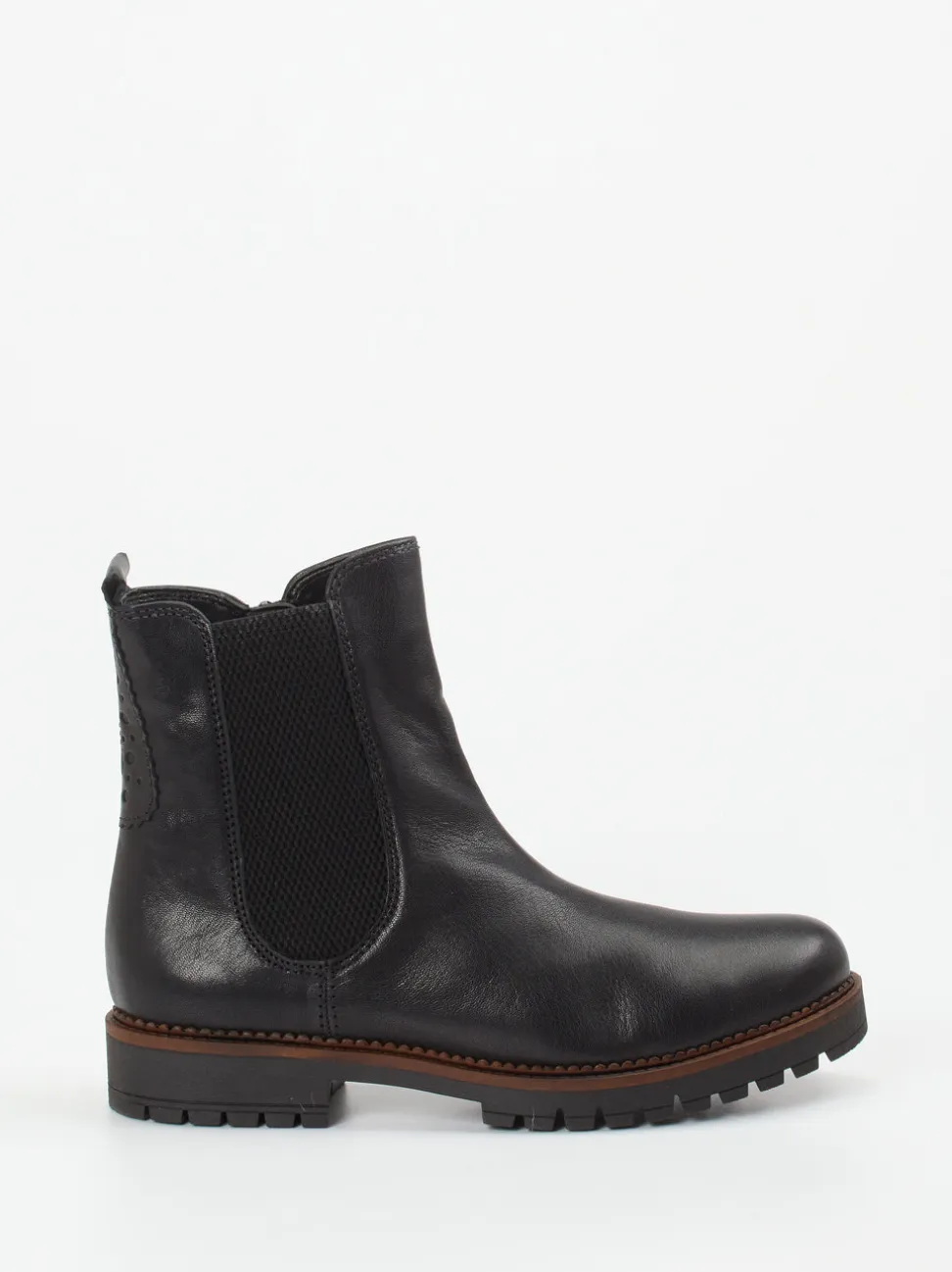 Gabor Comfort – Chelsea Boots aus Kalbleder Schwarz