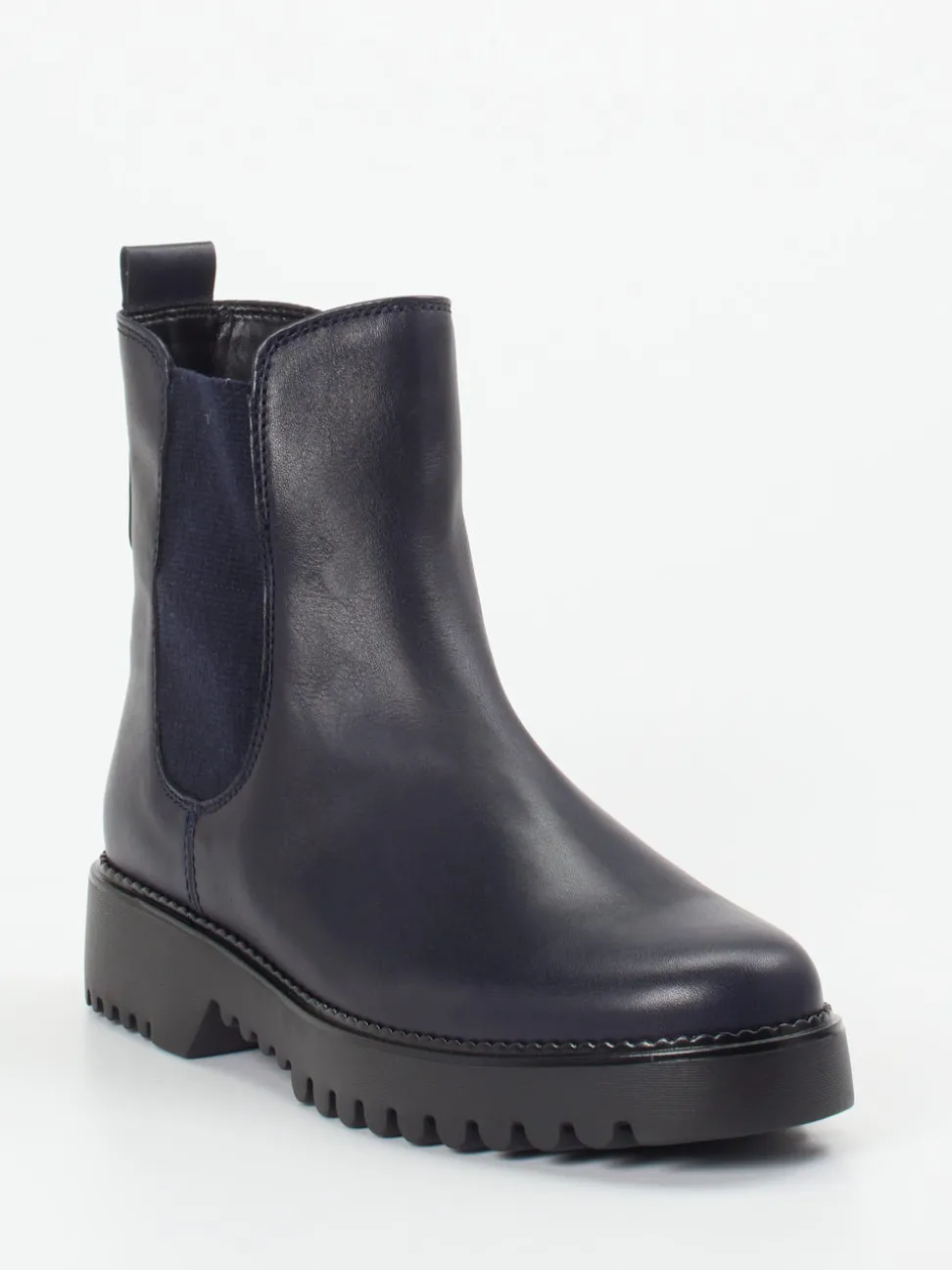 Gabor Comfort – Chelsea Boots aus Kalbleder blau