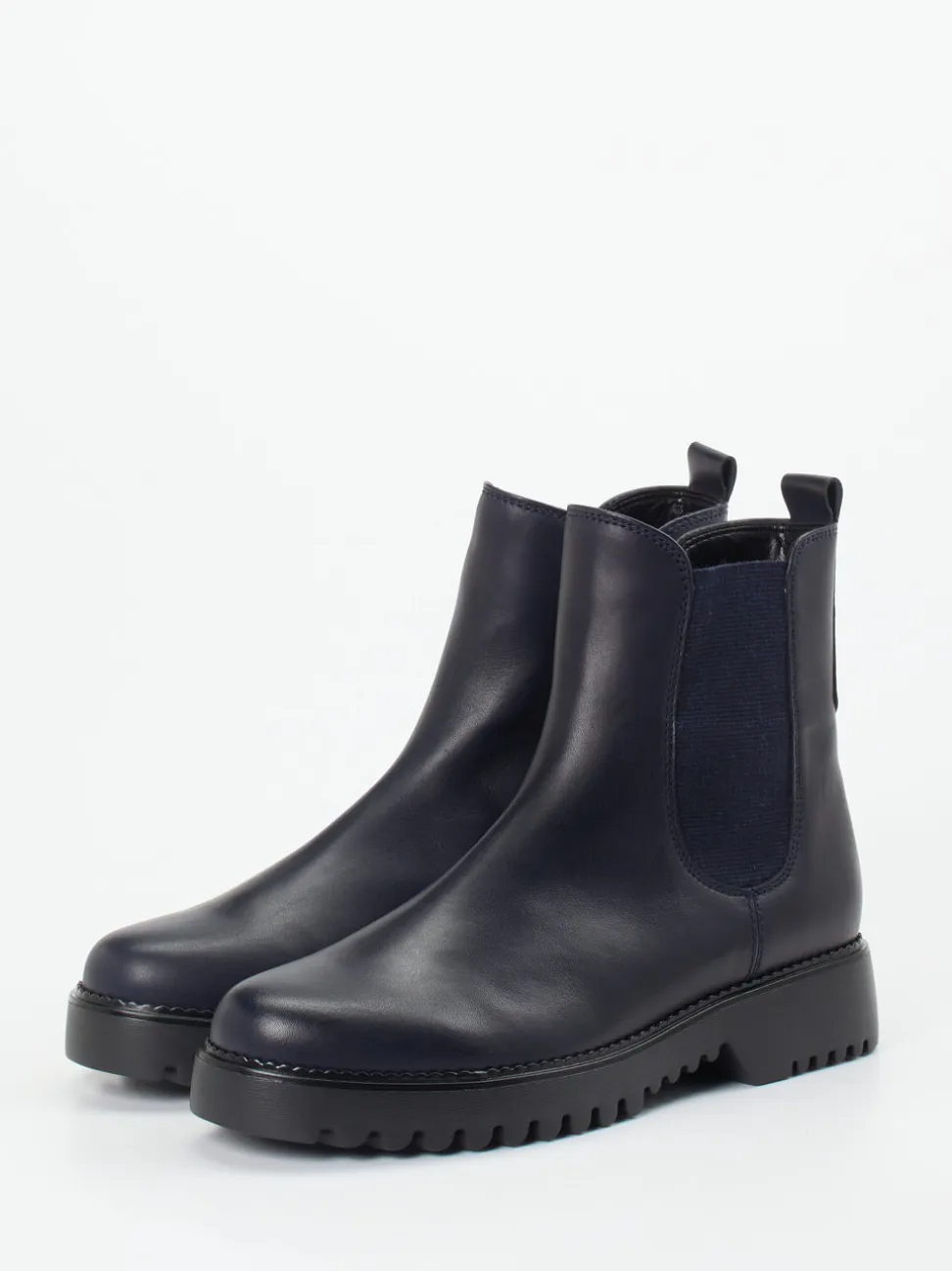 Gabor Comfort – Chelsea Boots aus Kalbleder blau