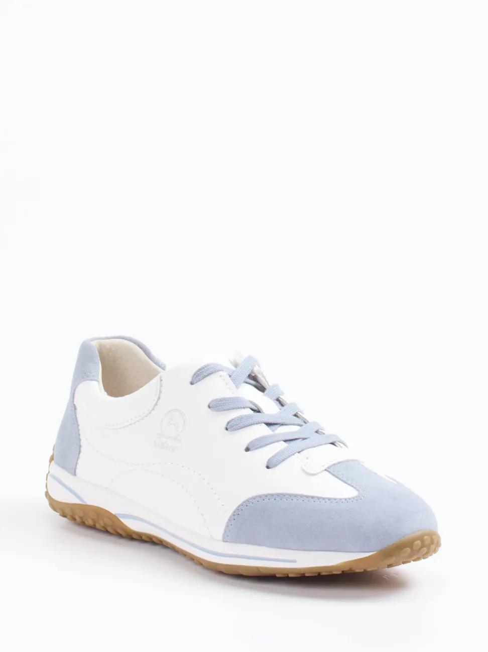 Gabor Comfort – Freizeitsneaker aus Velour/Leder weiß