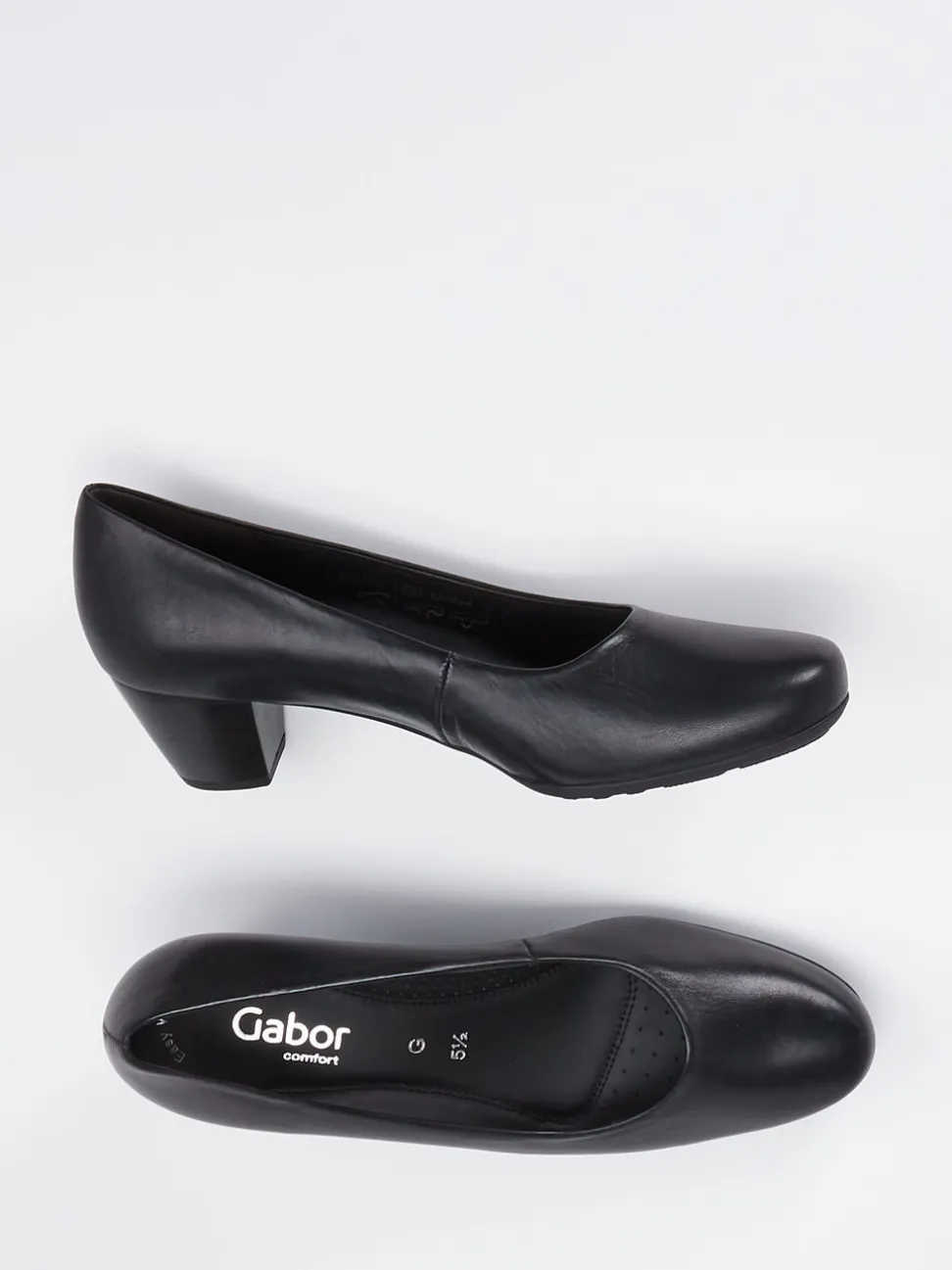 Gabor Comfort – Komfortpumps aus Kalbleder schwarz