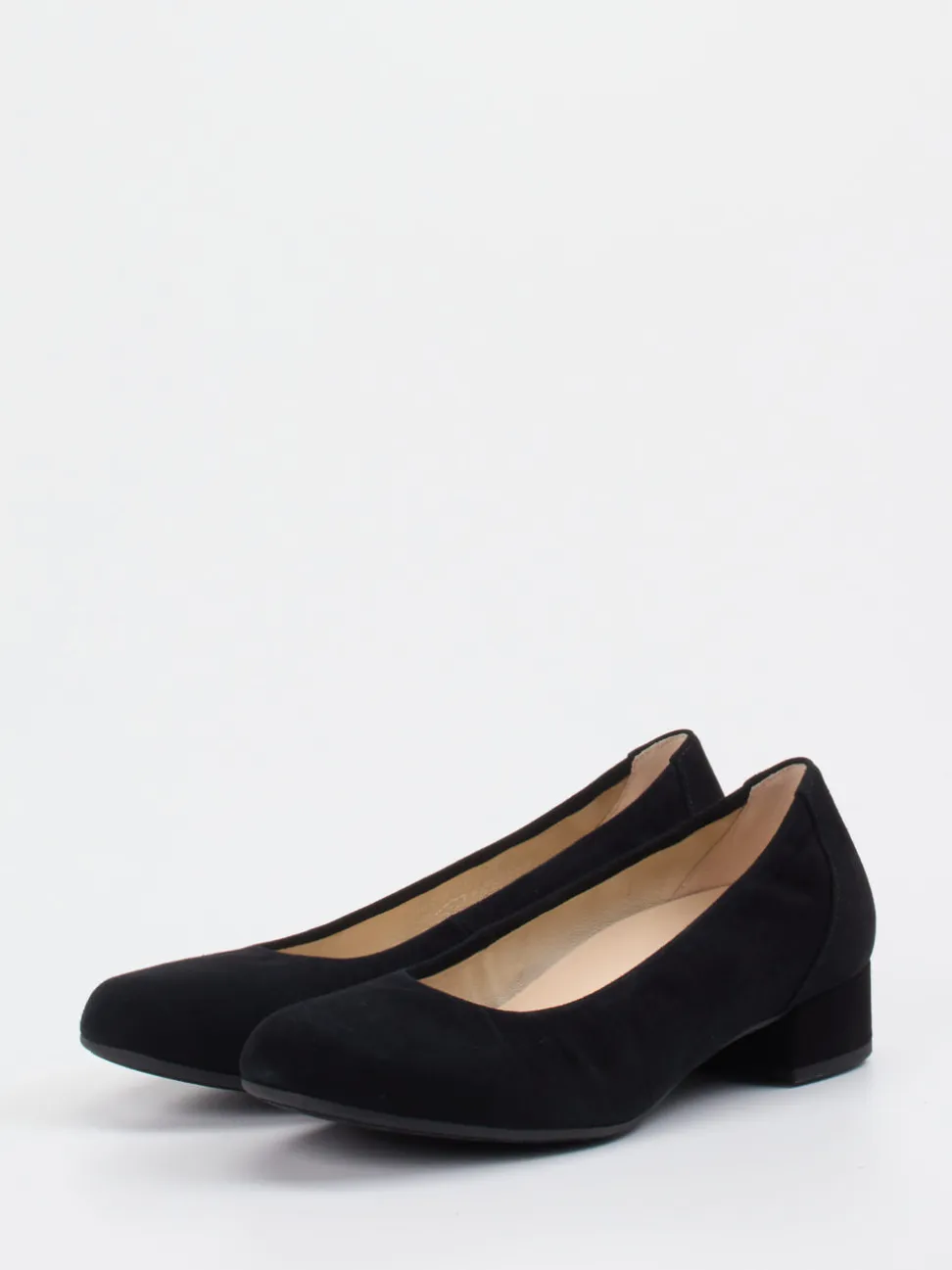 Gabor Comfort – Pumps aus Veloursleder schwarz