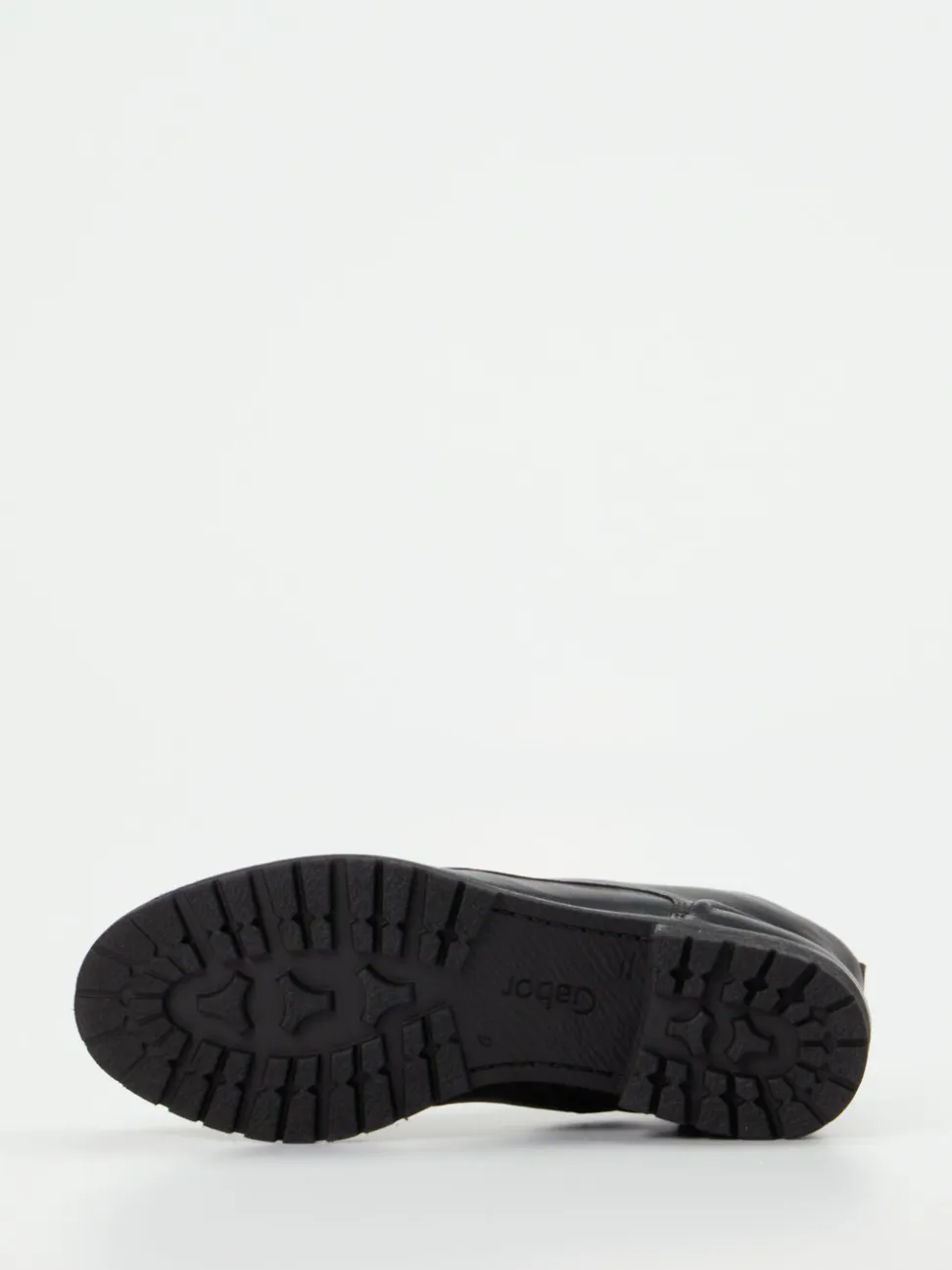 Gabor Comfort – Schnürstiefelette aus Kalbleder Schwarz