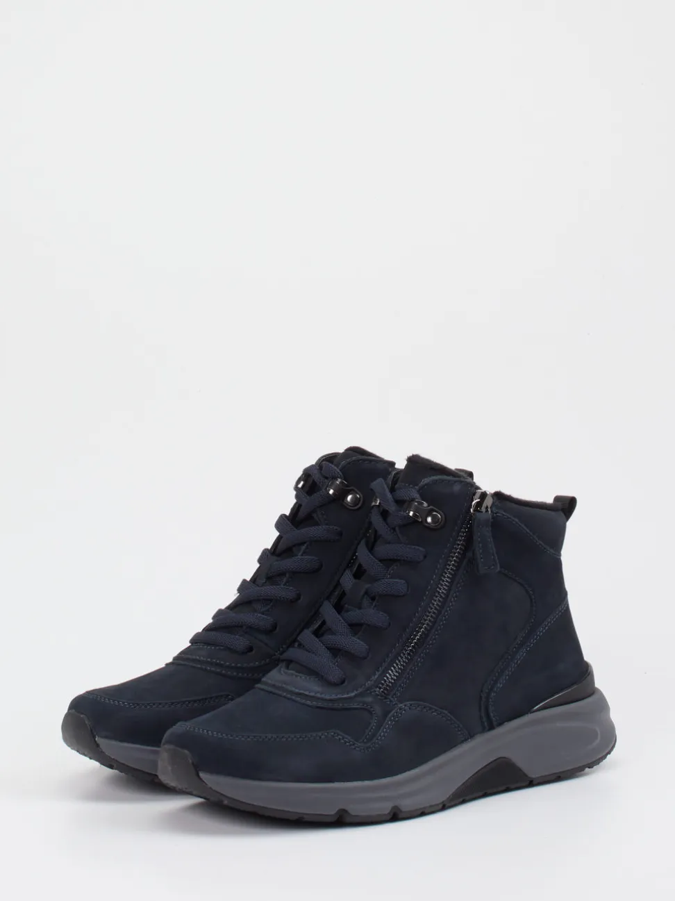 Gabor Comfort – Stiefelette aus Nubukleder Dunkelblau