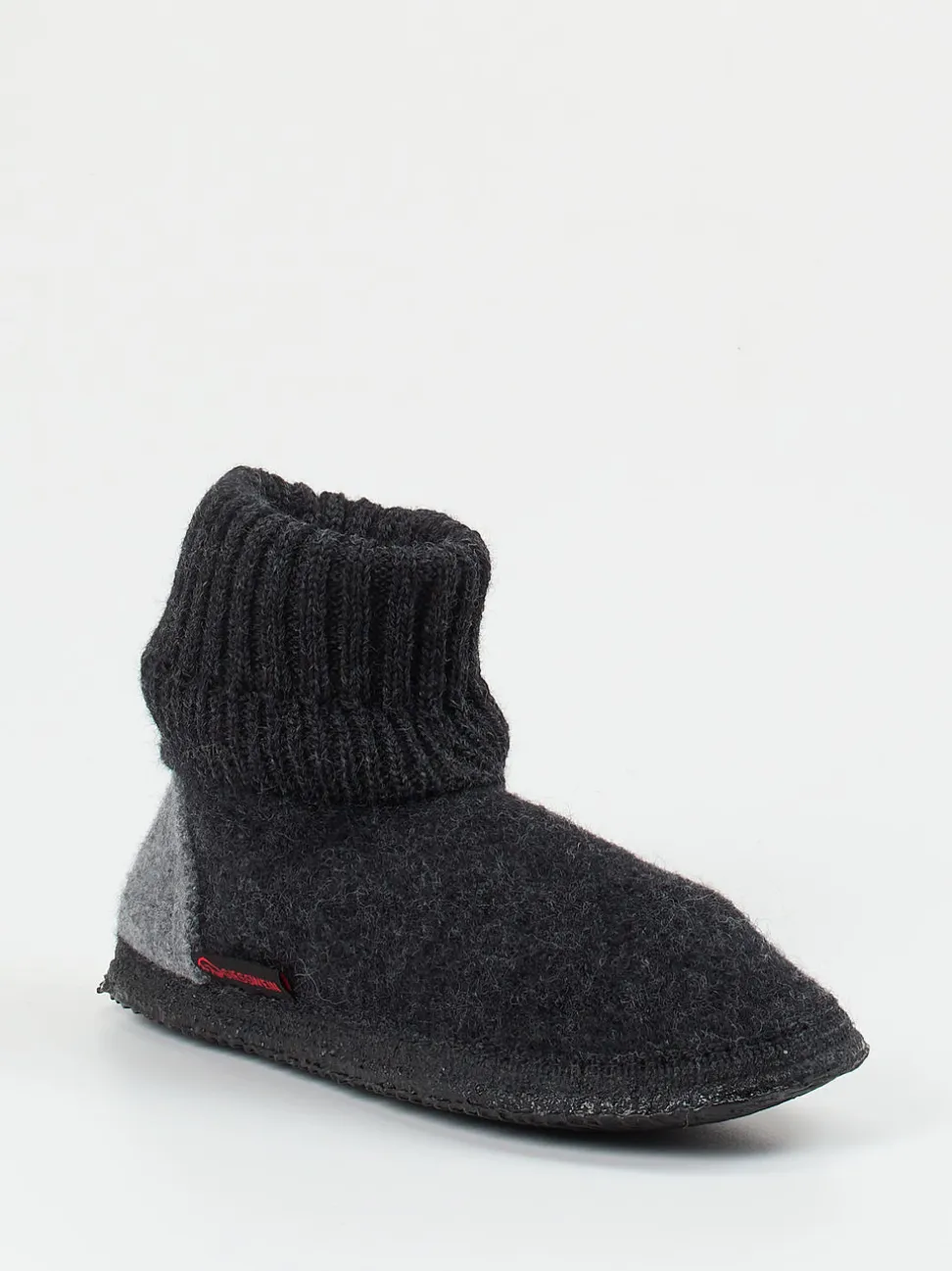 Giesswein – Hüttenschuhe aus Wollfilz anthrazit