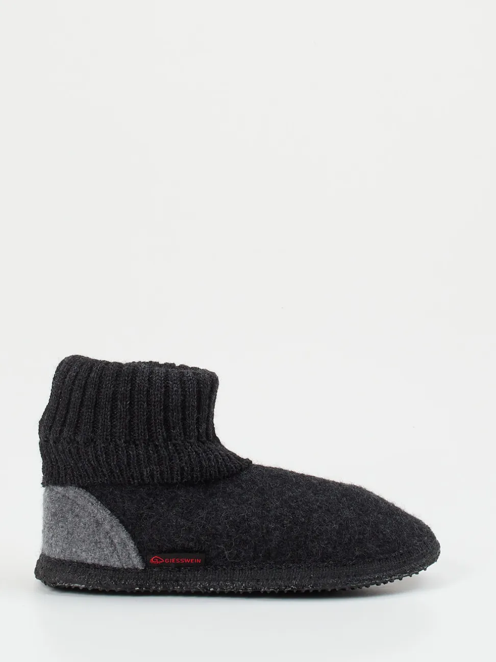 Giesswein – Hüttenschuhe aus Wollfilz anthrazit