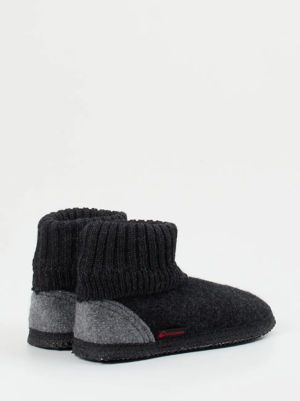 Giesswein – Hüttenschuhe aus Wollfilz anthrazit
