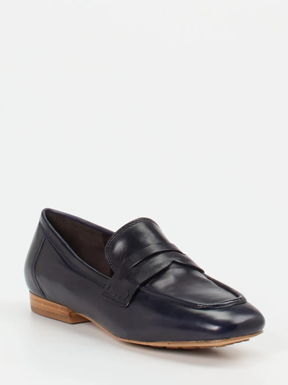 Ginger & Glove – Loafer aus Lammleder Dunkelblau
