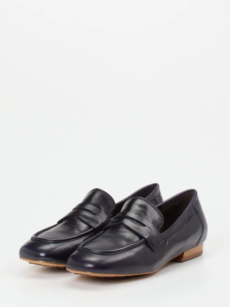 Ginger & Glove – Loafer aus Lammleder Dunkelblau