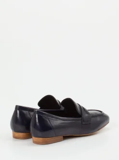 Ginger & Glove – Loafer aus Lammleder Dunkelblau