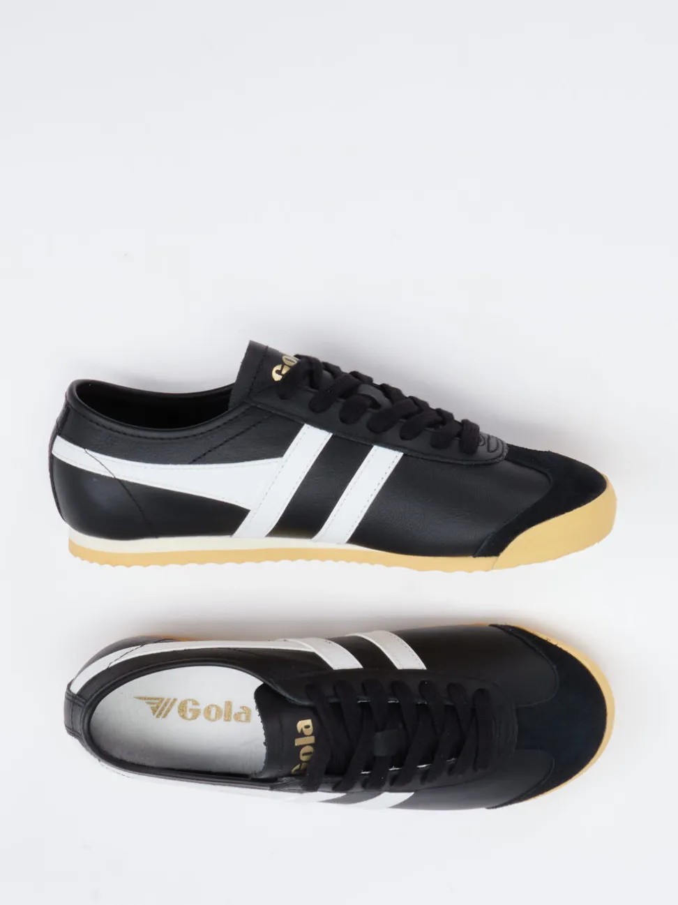 Gola – Retro-Sneaker aus Leder in Schwarz