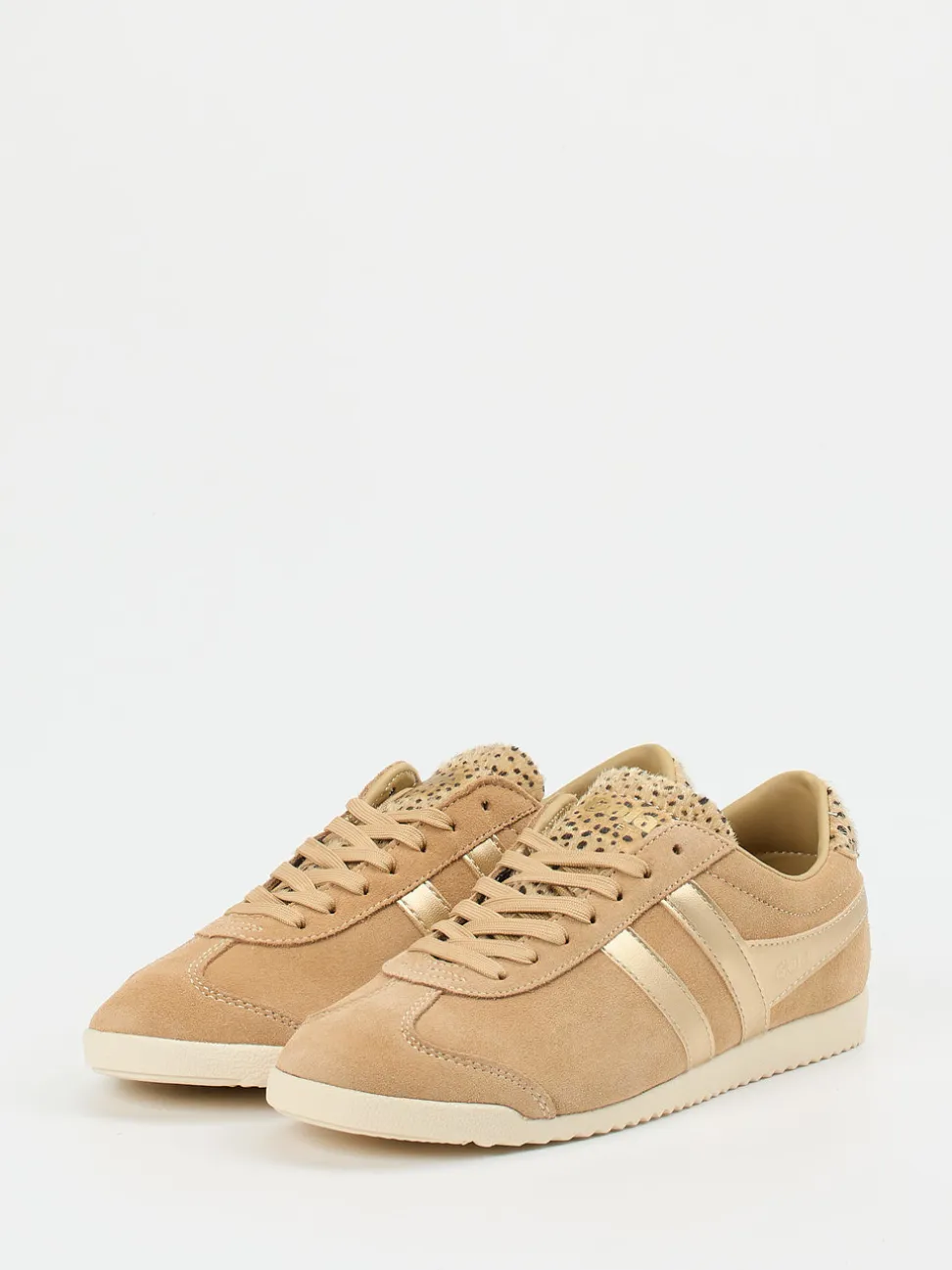 Gola – Retro-Sneaker aus Veloursleder sandbeige