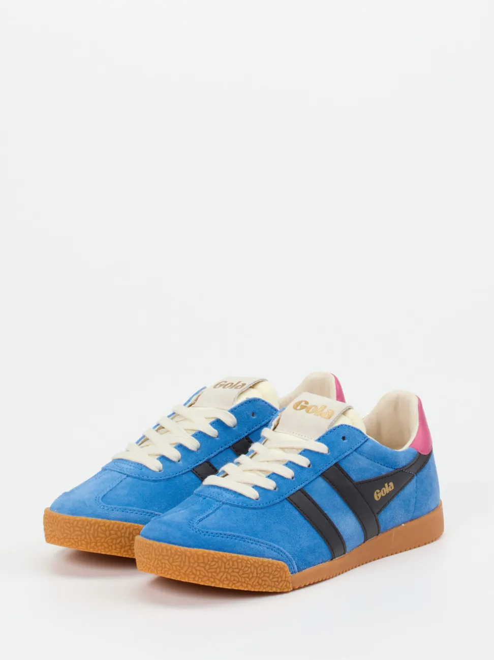 Gola – Retro-Sneaker aus Veloursleder Kornblumenblau
