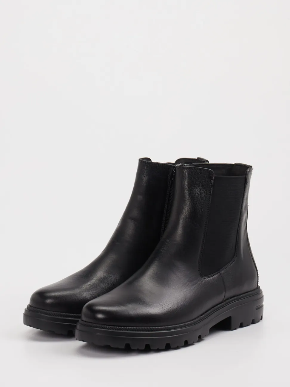 Hartjes – Chelsea Boots aus Leder schwarz