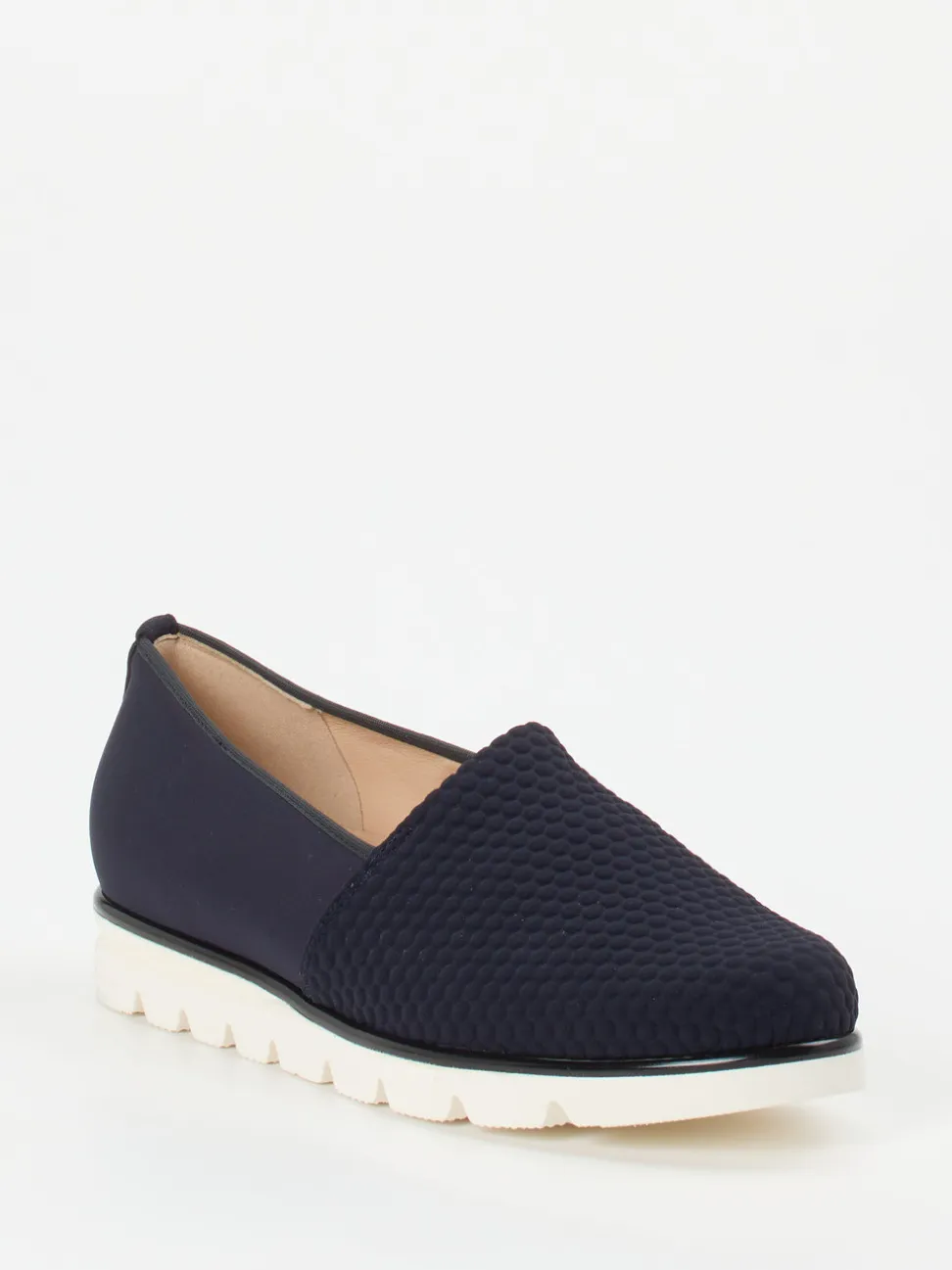 Hassia – Komfort-Slipper aus Textil Dunkelblau