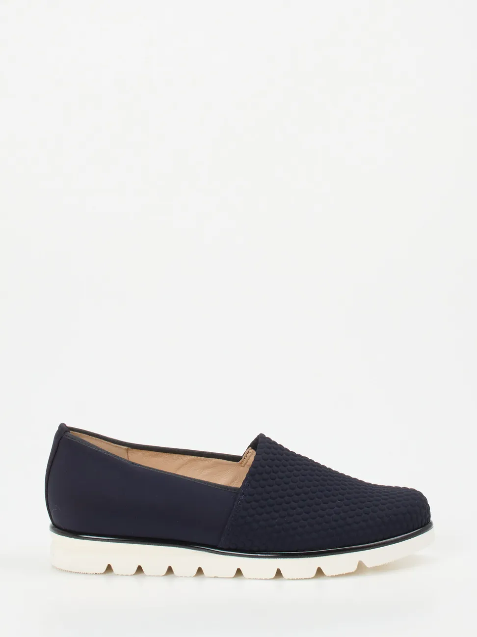 Hassia – Komfort-Slipper aus Textil Dunkelblau
